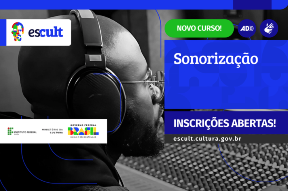Inscrições abertas para curso gratuito de Sonorização