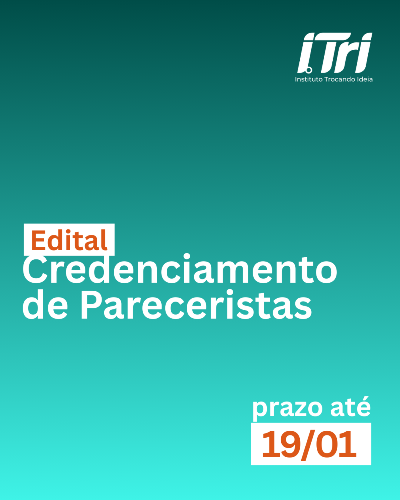 Edital Seletivo – Banco de Pareceristas